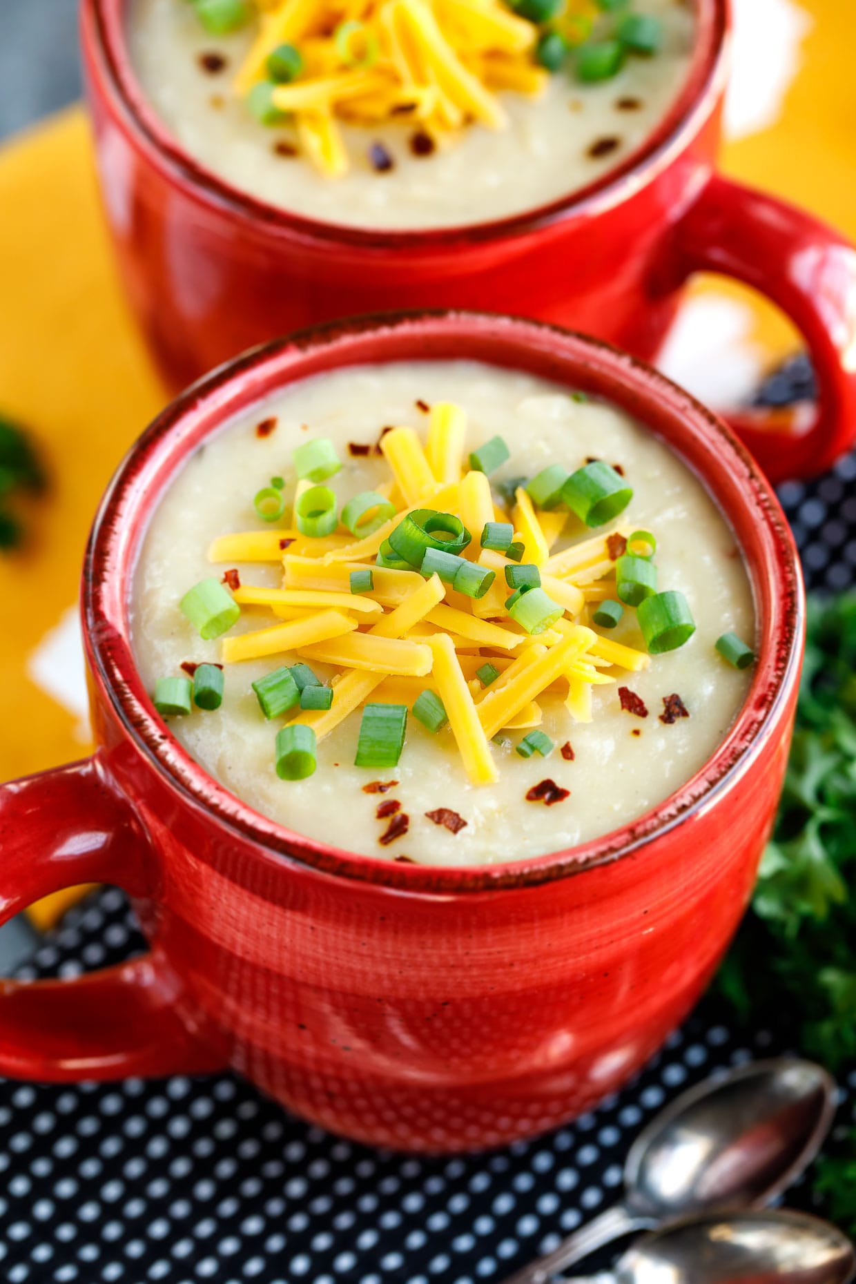 Crock-Pot Veggie Loaded Baked Potato Soup