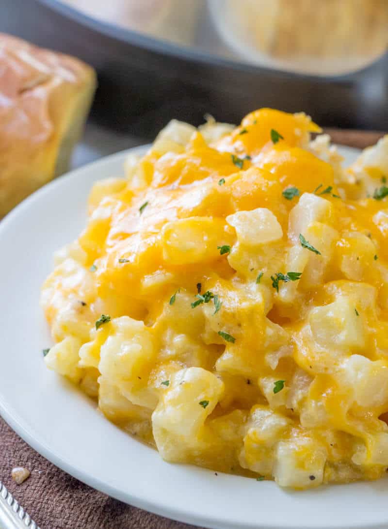 Crockpot Cheesy Potatoes