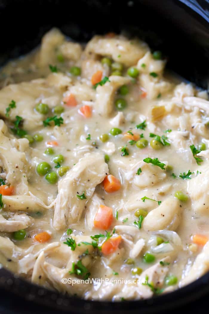 Crockpot Chicken and Dumplings