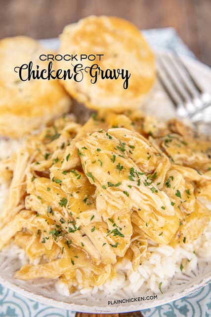 Crockpot Chicken and Gravy