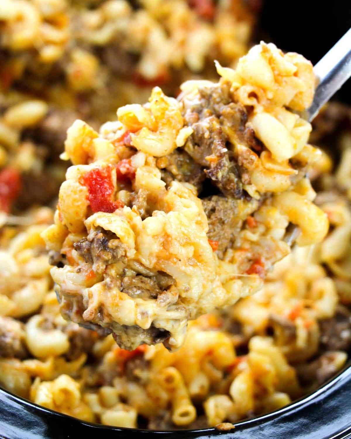 Crockpot Hamburger Helper