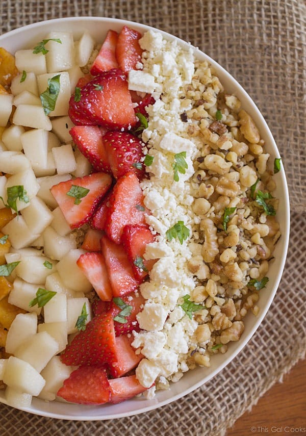 Fruit and Nut Quinoa Salad