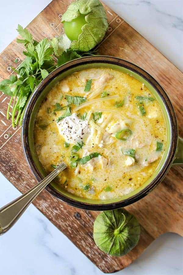 Green Enchiladas Chicken Soup