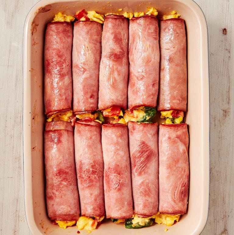 Ham, Egg and Cheese Roll-Ups