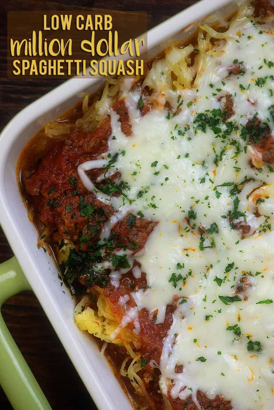 Million Dollar Spaghetti Squash Casserole