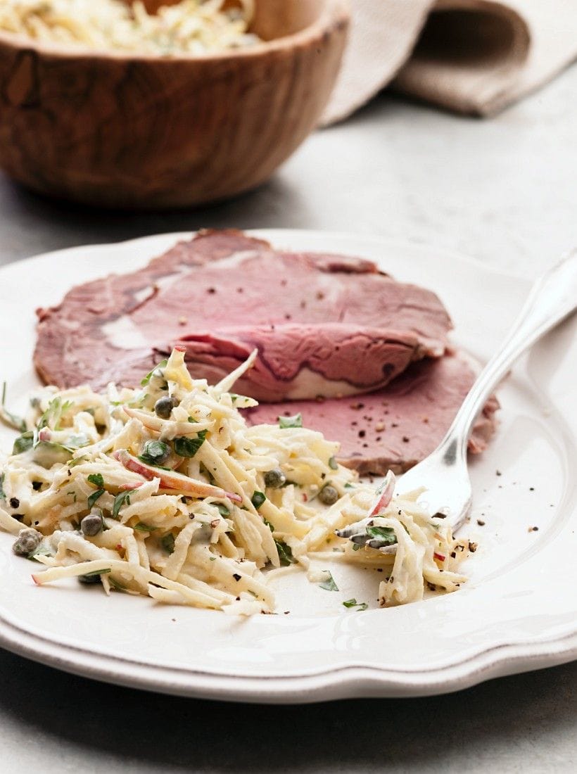 Roast Beef with Creamy Apple Sauce