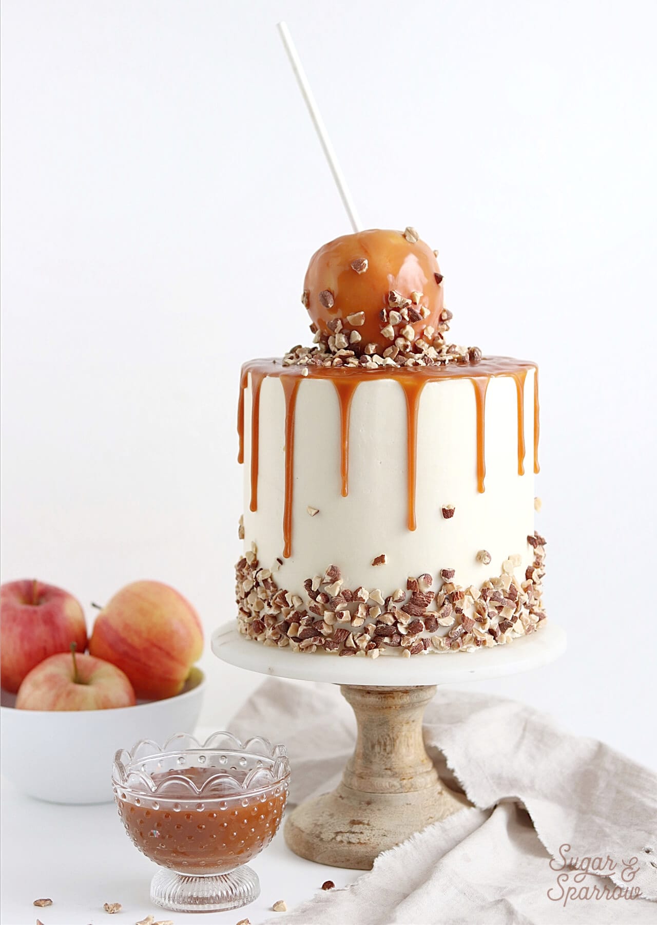 Salted Caramel Apple Cake