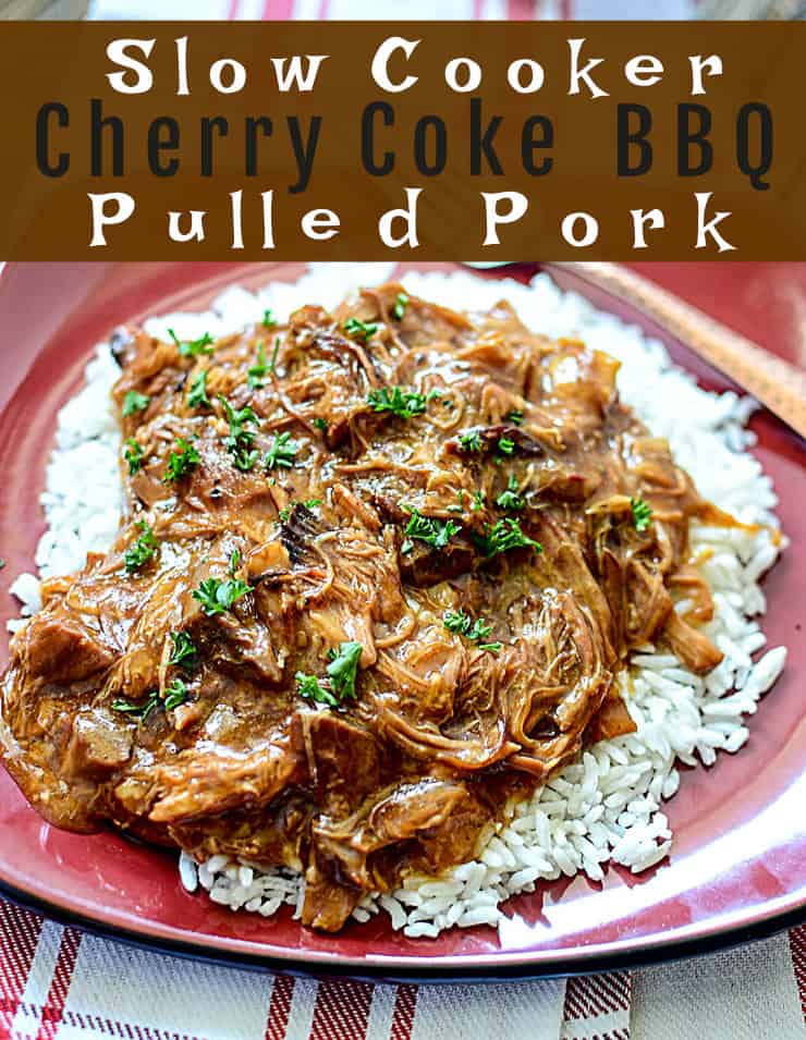 Slow Cooker Cherry Coke BBQ Pulled Pork