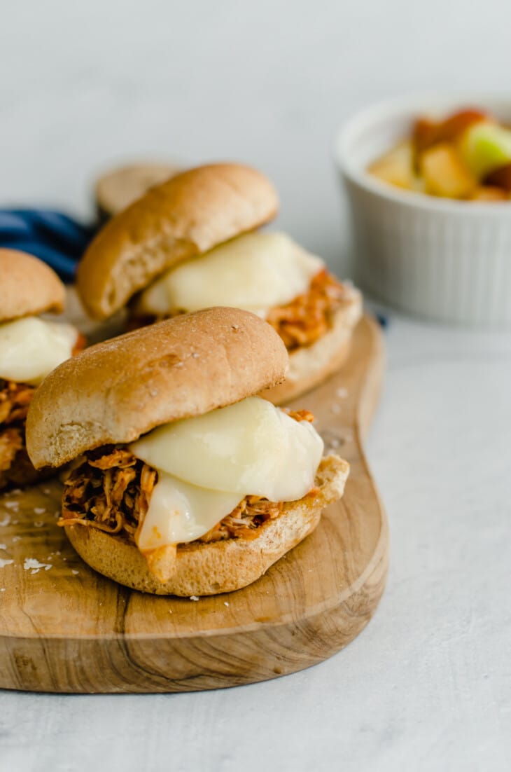 Slow Cooker Chicken Parmesan Sliders