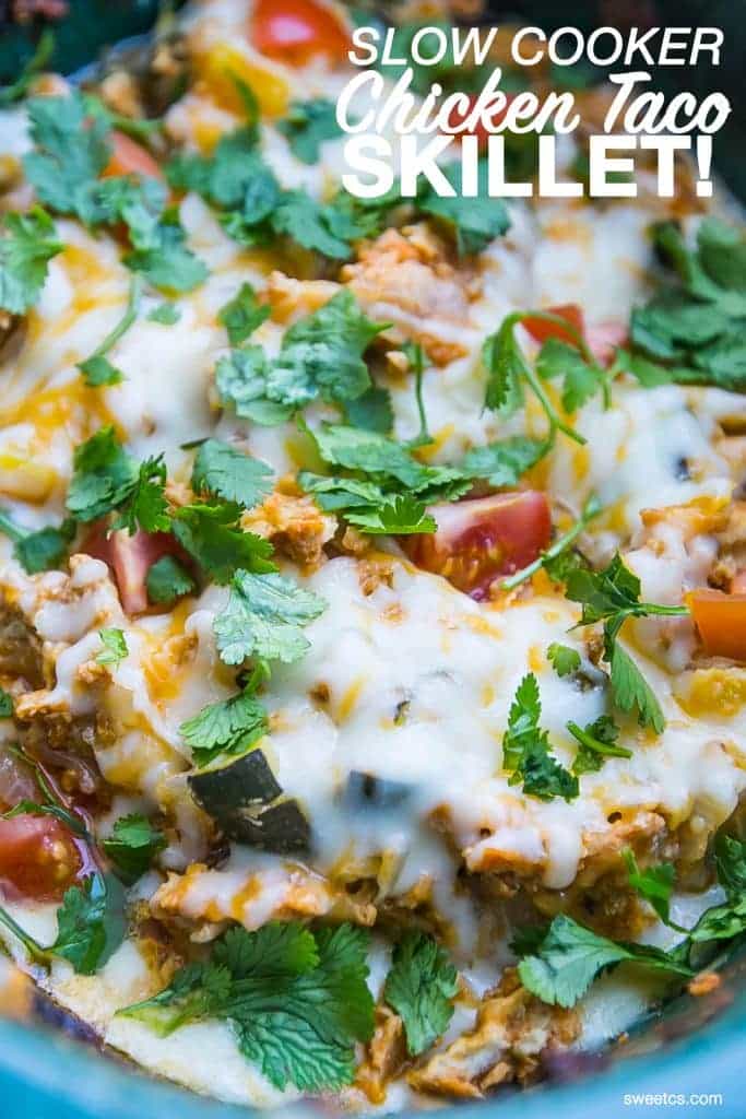 Slow Cooker Chicken Taco Bowls