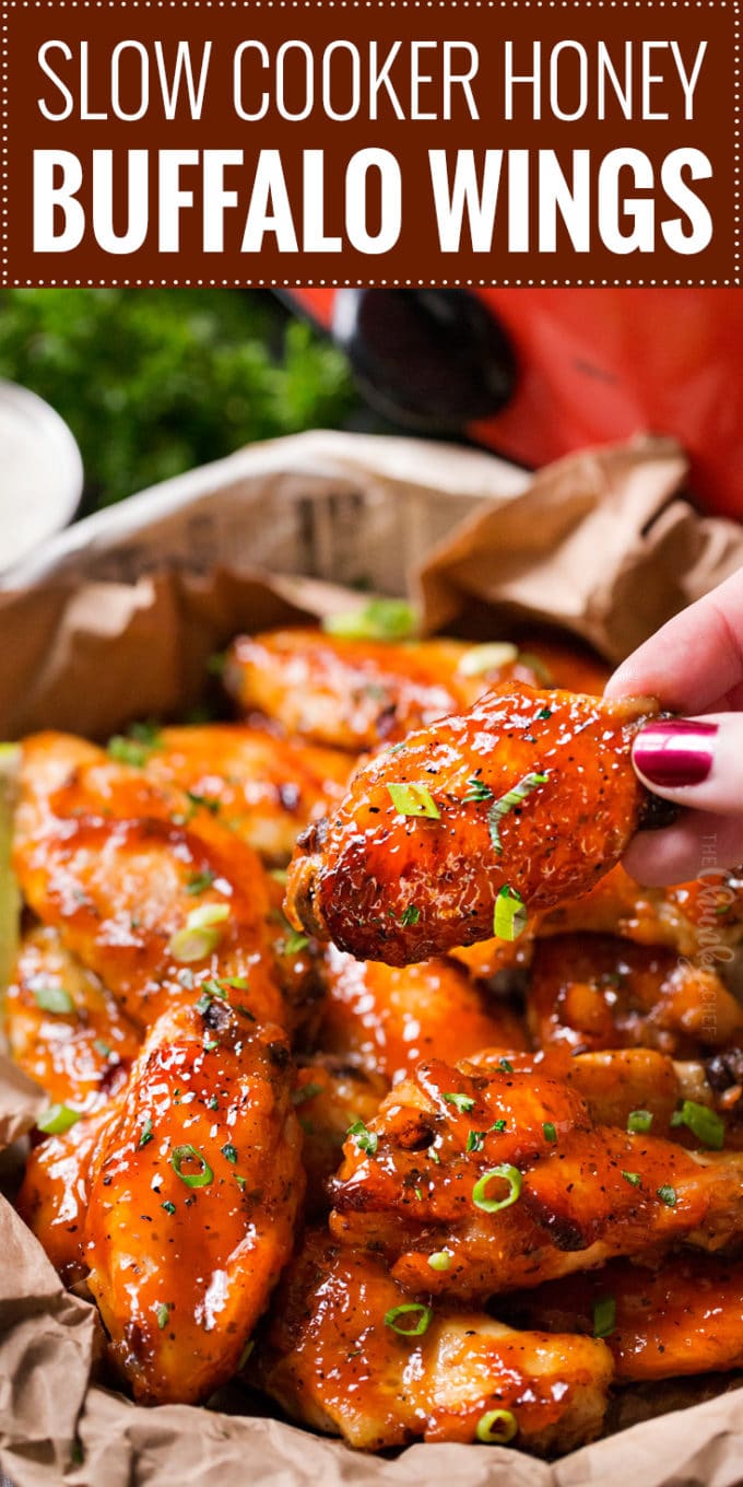 Slow Cooker Honey Buffalo Wings