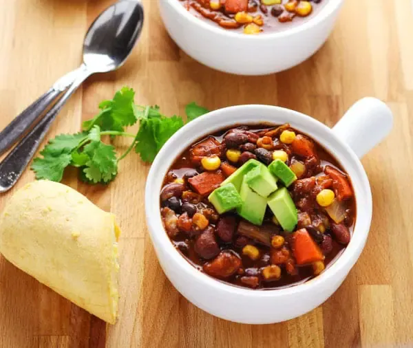 Slow Cooker Skinny Vegetarian Chili