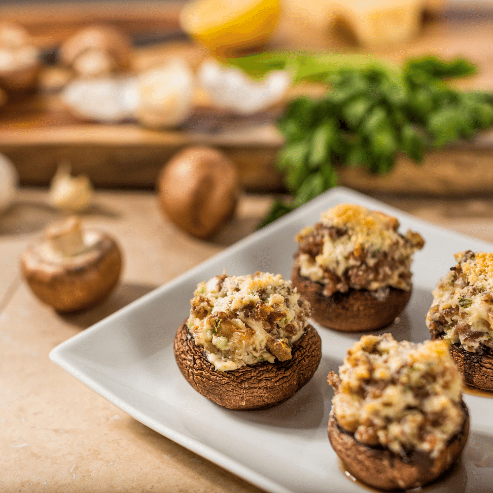 Stuffed Mushroom Cap