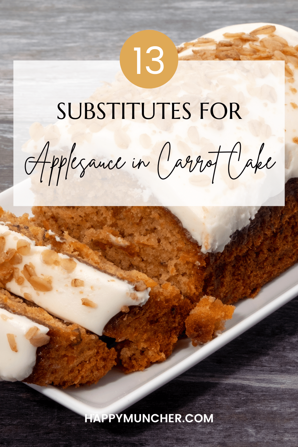 substitute for applesauce in carrot cake