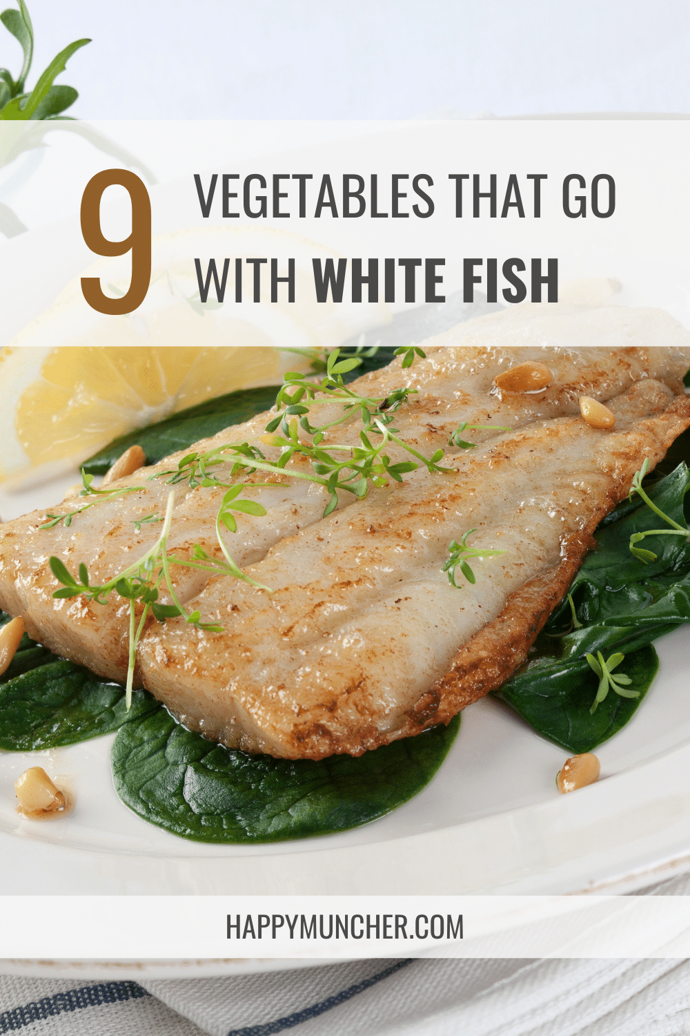 what vegetables go with white fish