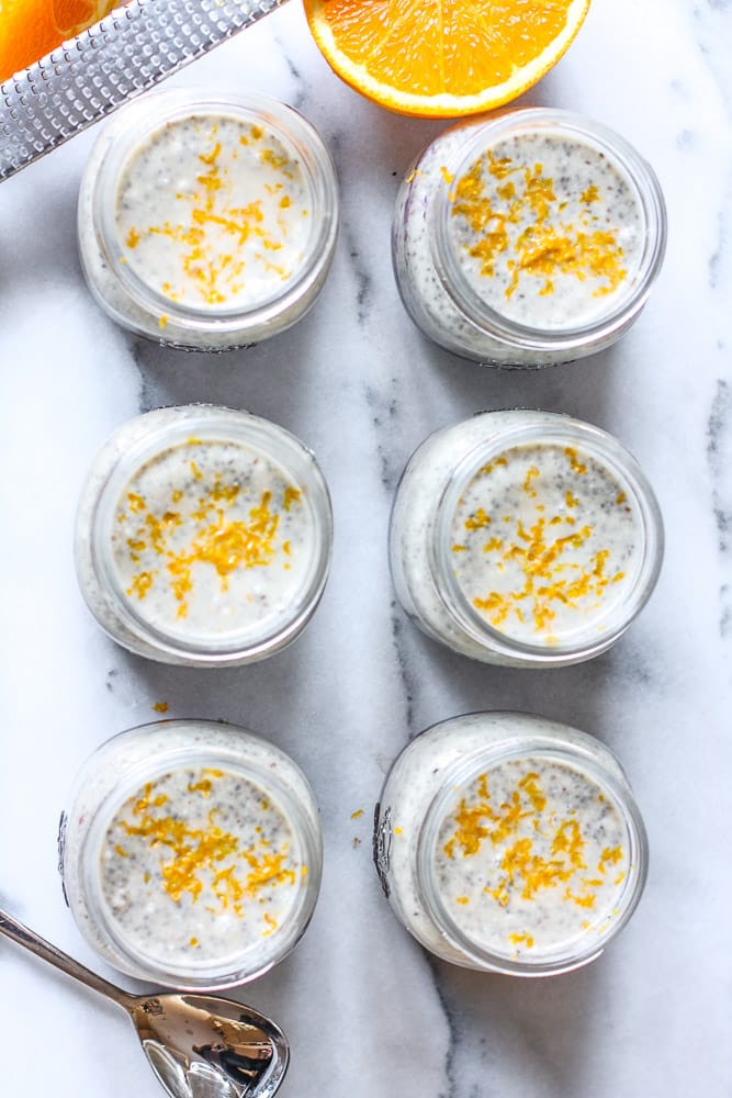 Blueberry Orange Chia Pudding