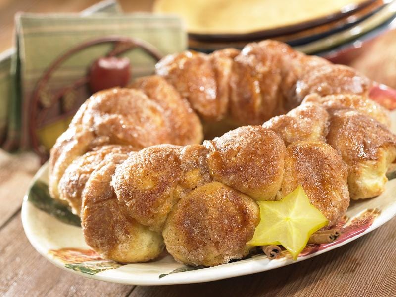 Bread Machine Cinnamon Monkey Bread