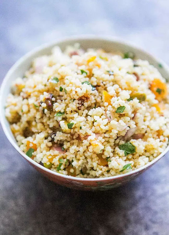 Couscous with Pistachios and Apricots