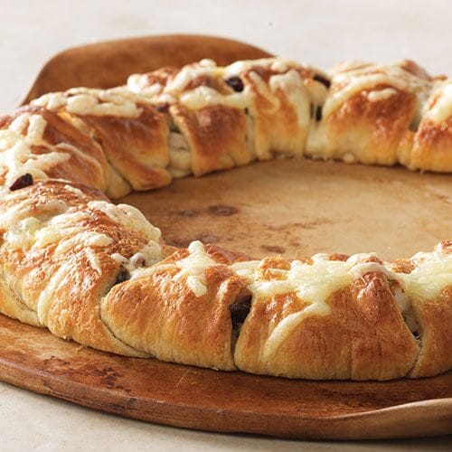 Cranberry Turkey Crescent Ring