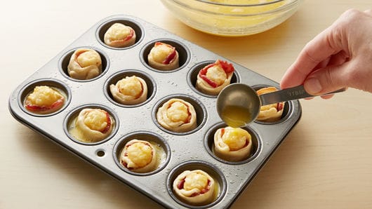 Crescent Bacon-Egg Breakfast Bites