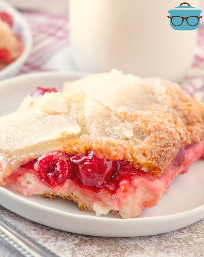 Crescent Cherry Cheesecake Cobbler