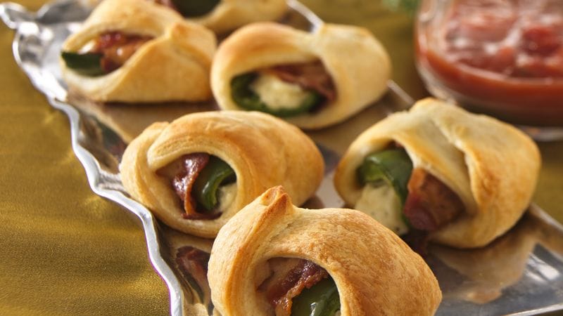 Crescent Roll Bacon-Chili Rellenos