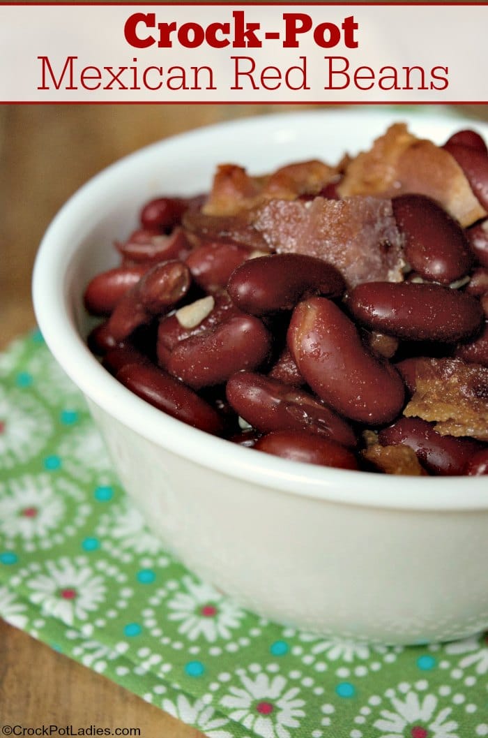 Crock-Pot Mexican Red Beans Recipe