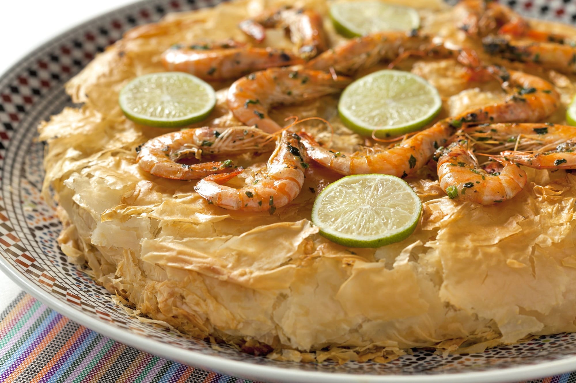 Moroccan Seafood Bastilla