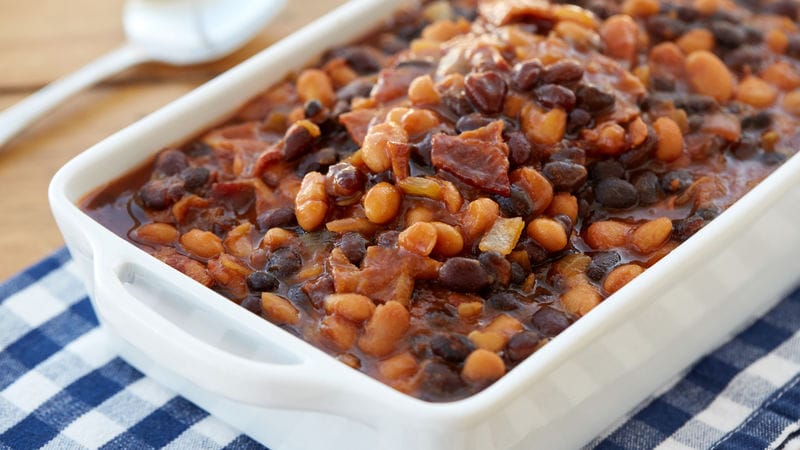 Slow-Cooker Barbecued Beans