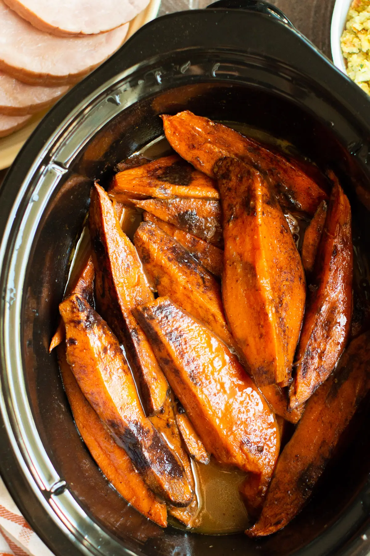 Slow Cooker Sweet Potato Wedges
