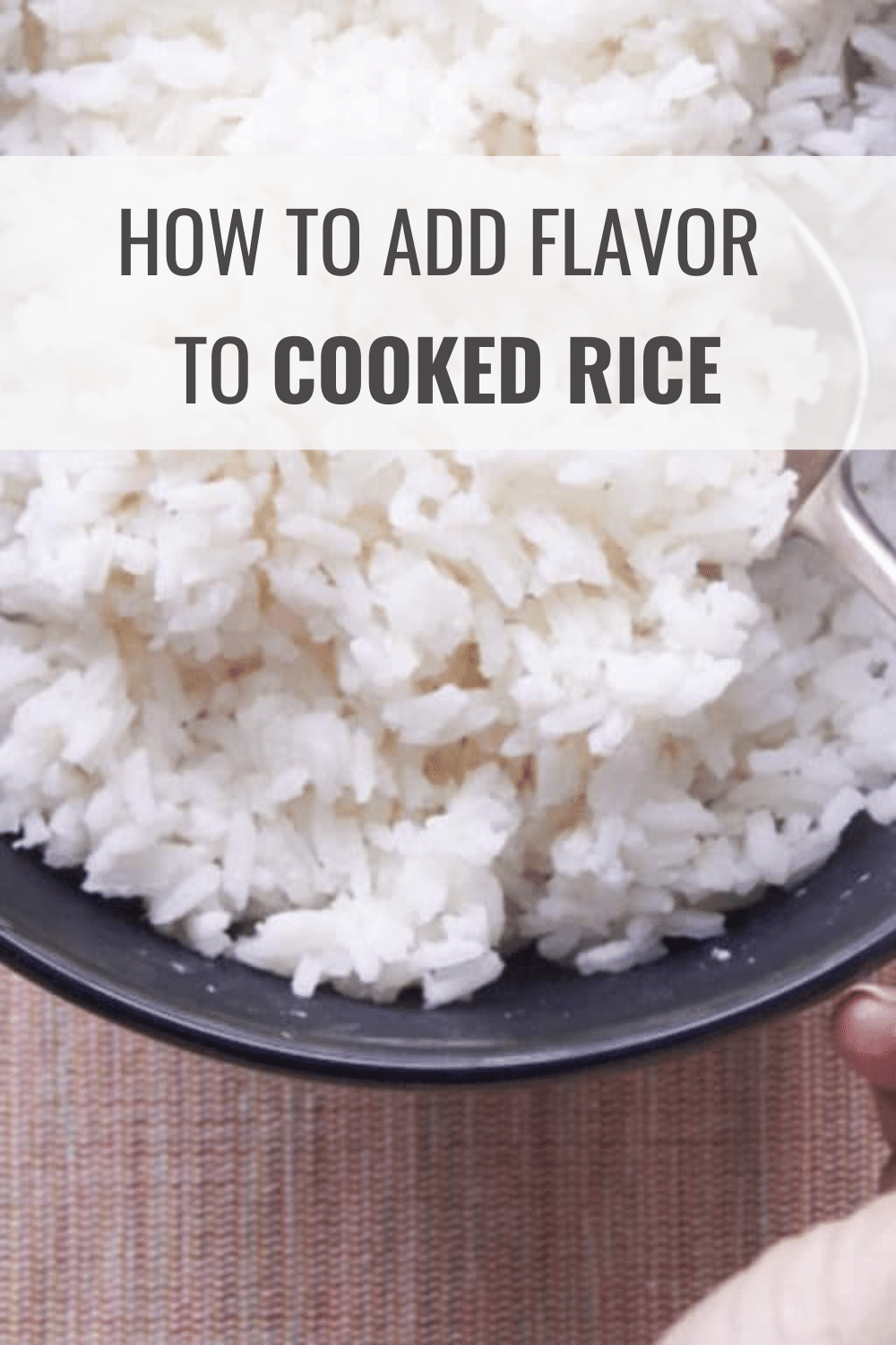 What to Add to Cooked Rice for Flavor