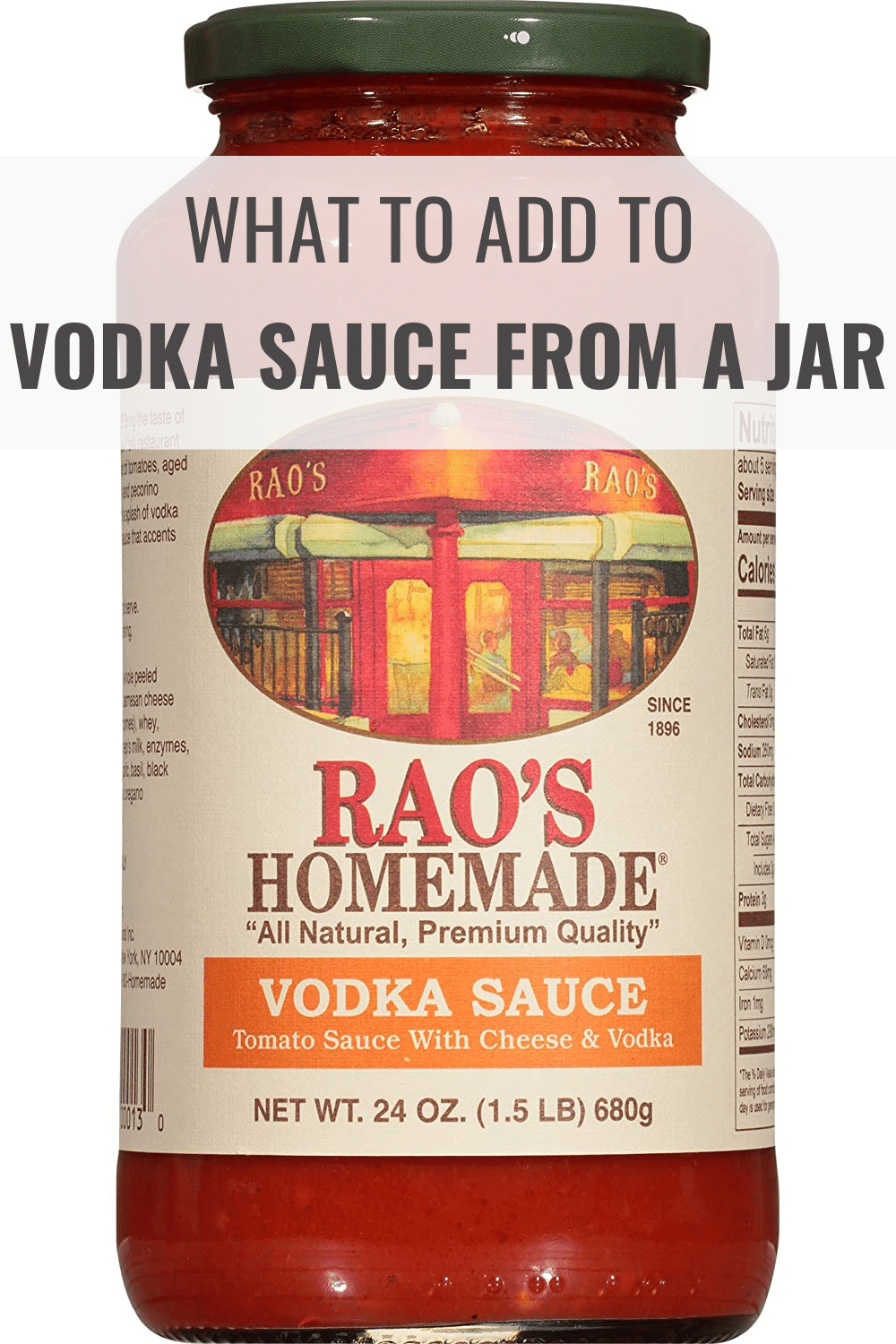 What to Add to Vodka Sauce from A Jar