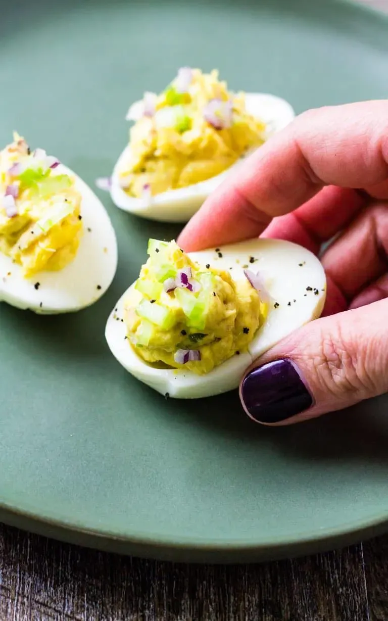 Classic Tuna Salad Deviled Eggs