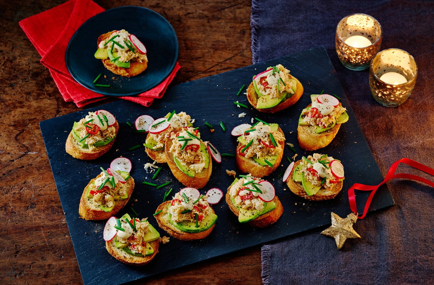 Crab Stick and Avocado Toast