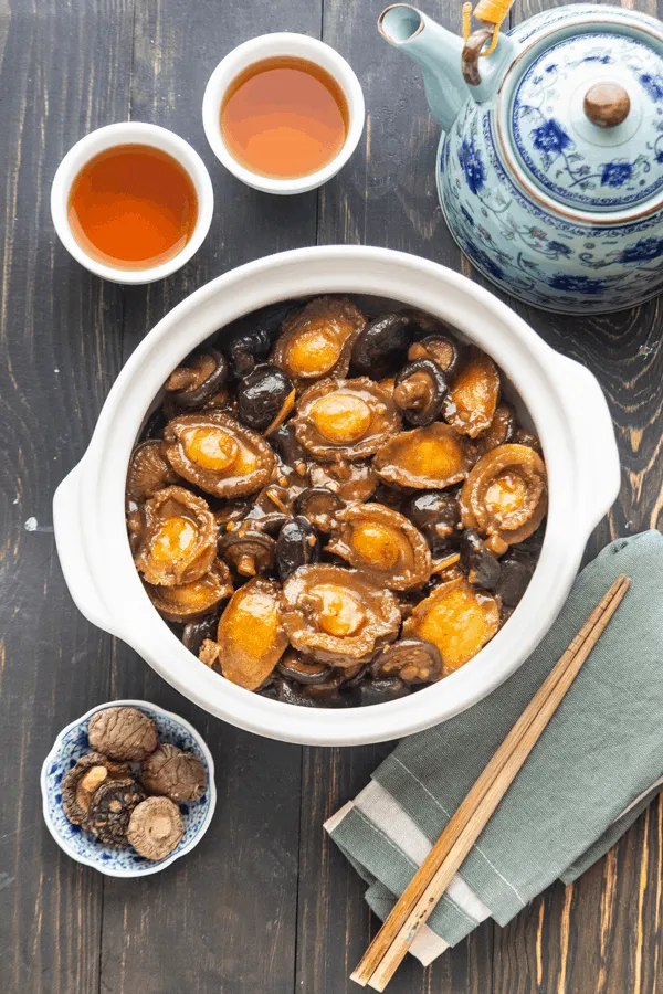 Abalone and Mushroom Soup
