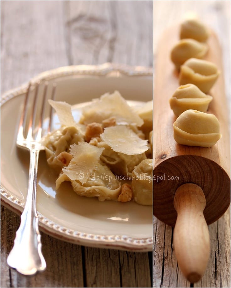 Agnolotti Thistles with Hazelnuts