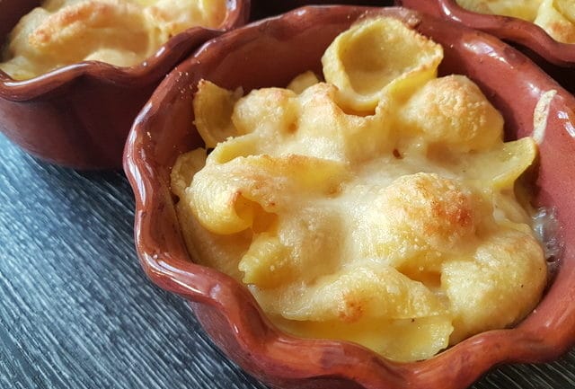 Cheesy Conchiglie Pasta Al Forno