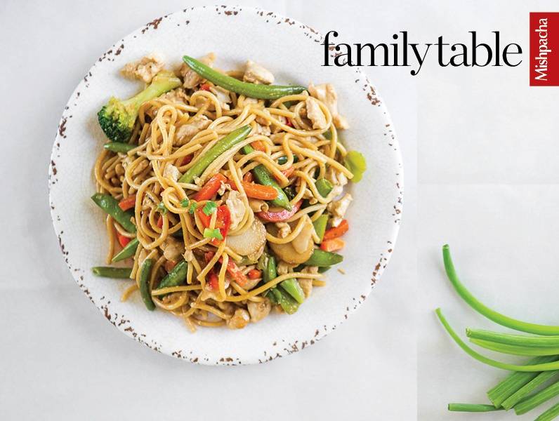 Chicken Linguine with Vegetables