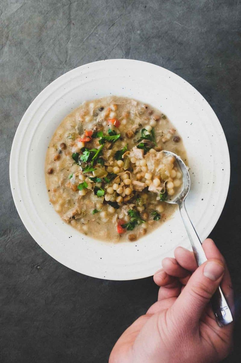 Chicken Soup with Fregola