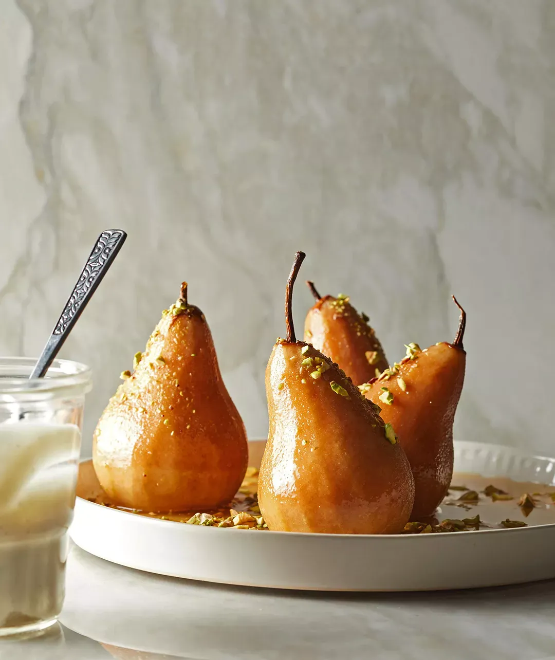 Cider-Poached Pears in the Slow Cooker