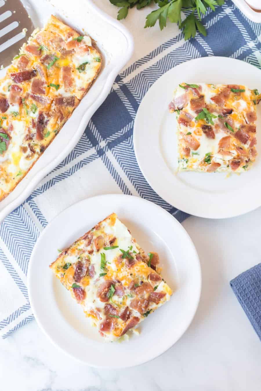 Easy Bacon and Cheese Egg Bake