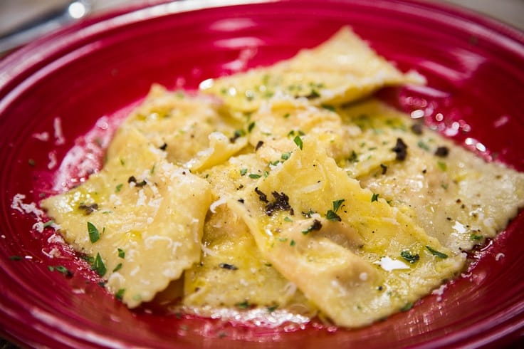 Pumpkin Agnolotti with Truffle Butter