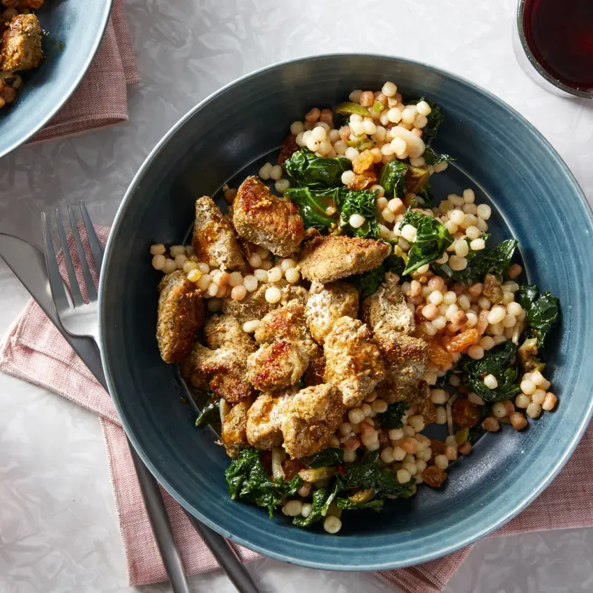 Tuscan-Spiced Chicken & Fregola Sarda
