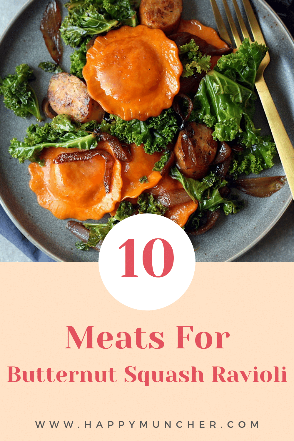 what meat goes with butternut squash ravioli