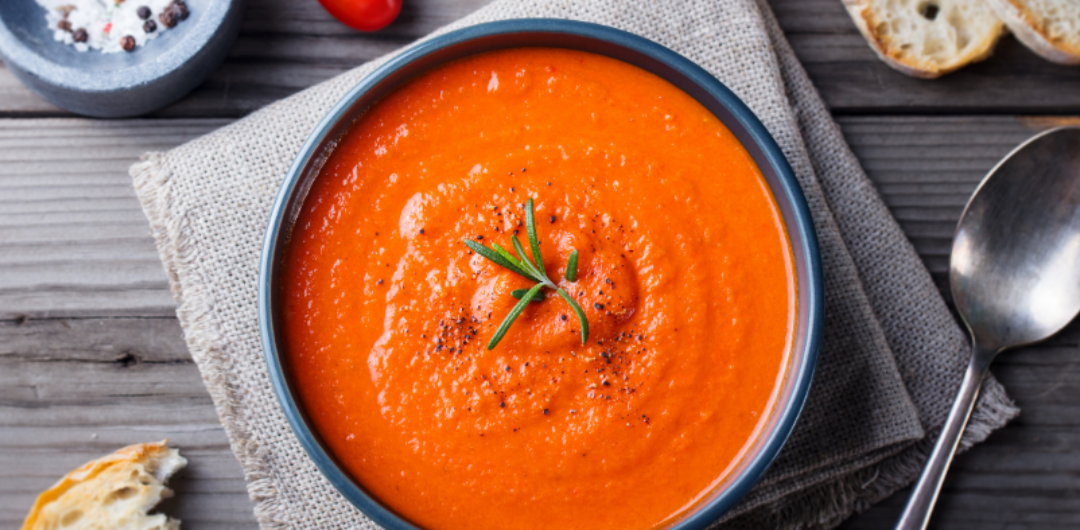 3 Ingredient, 5 Minute Tomato Basil Soup
