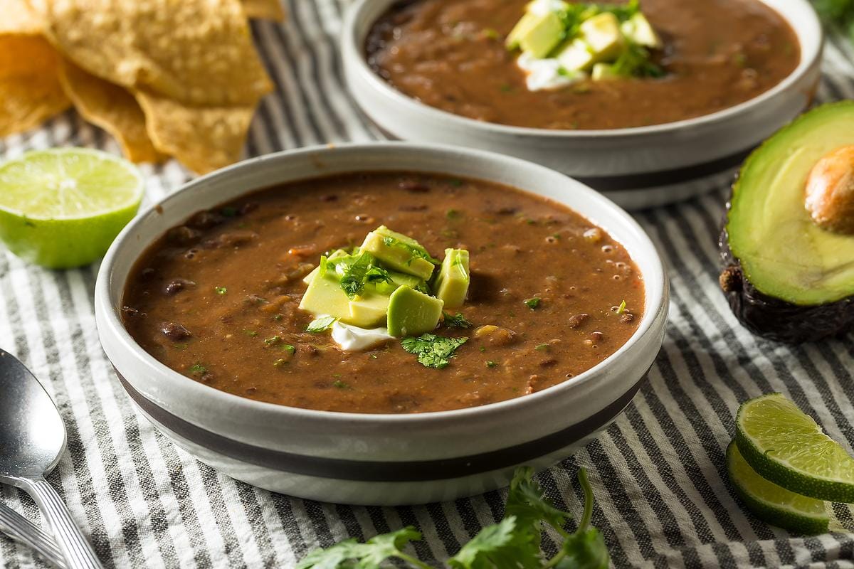 3-Ingredient Black Bean Soup Recipe