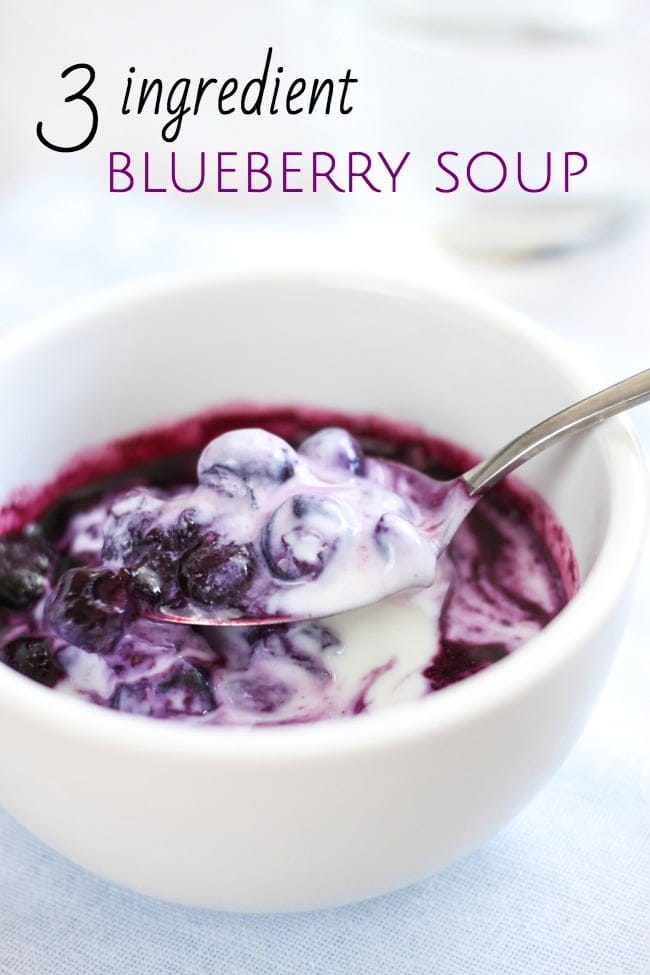 3-Ingredient Blueberry Soup