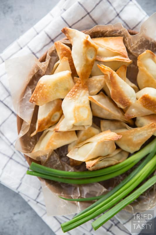 Baked Cream Cheese Wontons