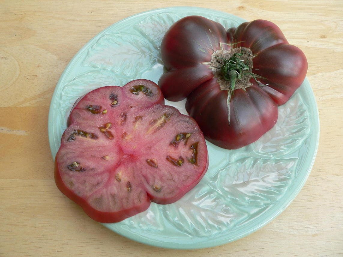 Cherokee Purple tomatoes