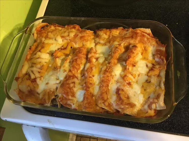 Chicken Bacon Ranch Enchiladas